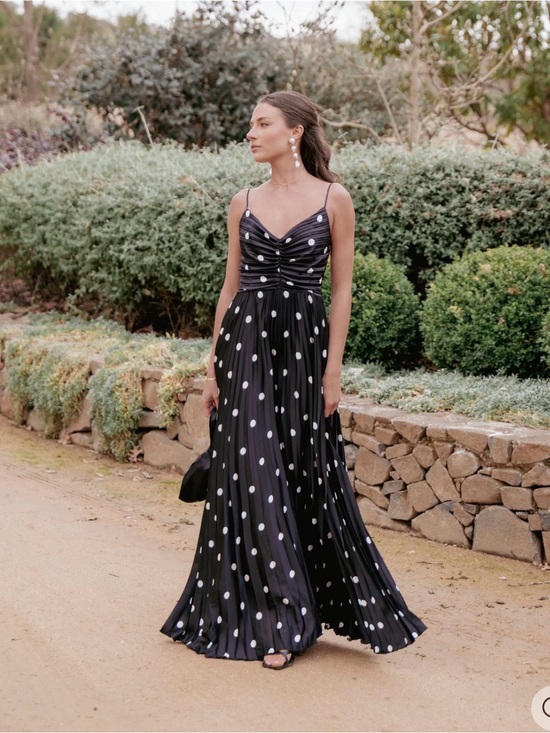 Petal & Pup Dresses & Skirts - Petal & Pup Black and White Polka Dot Maxi Dress
